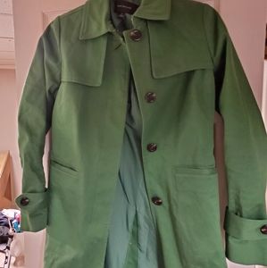 Ann Taylor Green Trench Coat